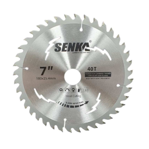 Lưỡi cưa gỗ hợp kim phổ thông  Ø205*2.4*40R /25.4mm Senka SKS20540W25