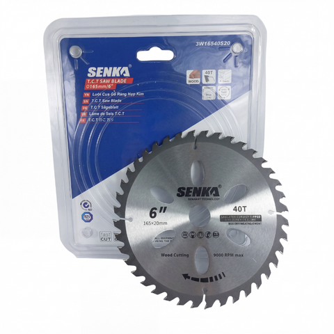 Lưỡi cưa gỗ SENKA 3W16540S20 - 165 mm, 40 răng, cốt 20 mm
