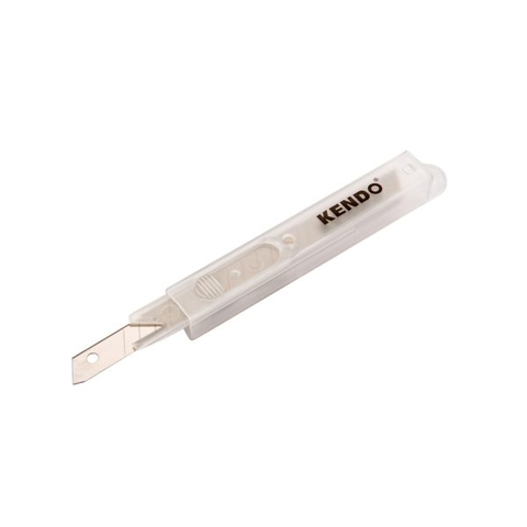 Lưỡi dao rọc giấy bằng thép SK5 chiều rộng 9mm (10 cái/bộ) Kendo 30651
