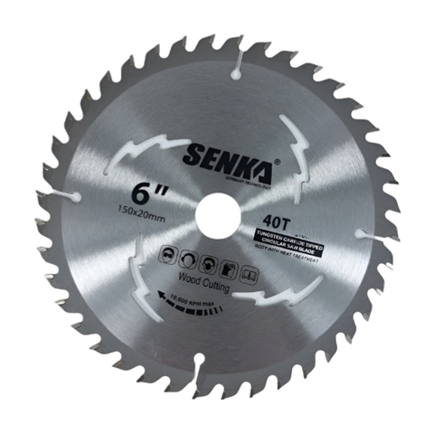 Lưỡi vưa gỗ 160mm 40R phổ thông Senka SKS16040W20