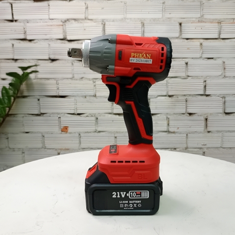 Máy bắn Bu lông pin 20v không than 350Nm Phi An PA-350N