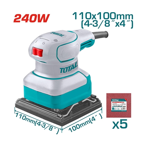 Máy chà nhám vuông 240W Total TF2241108
