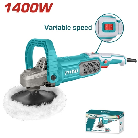 Máy đánh bóng xe 180mm thân dài 1400W Total TP11418018