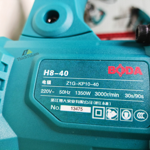 Máy đục bê tông 1350W BODA H8-40