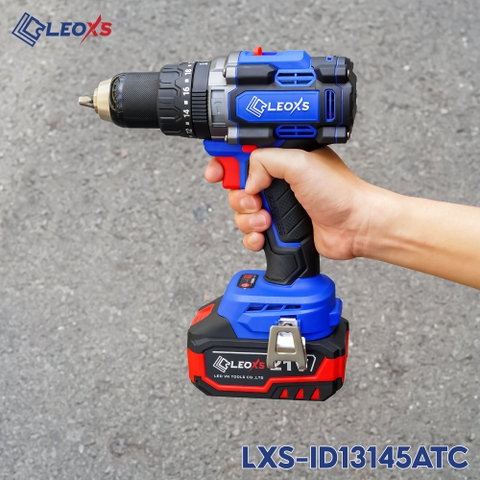 Máy khoan pin 3 chức năng 13mm không chổi than Leoxs LXS-ID1375BL-CB
