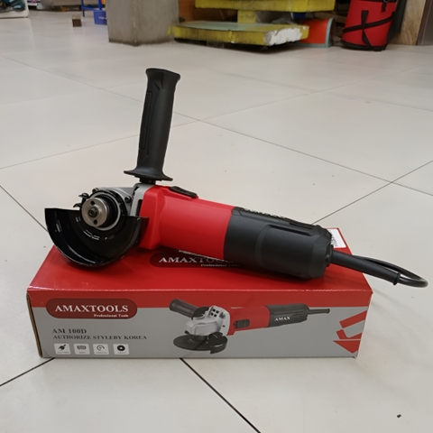 Máy mài góc 850W 100mm công tắc trượt Amaxtools AM100D