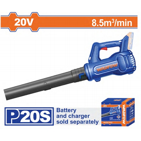 Máy thổi bụi  dùng pin 20V-8.5m3/min (không kèm pin sạc) Wadfow WBLP520