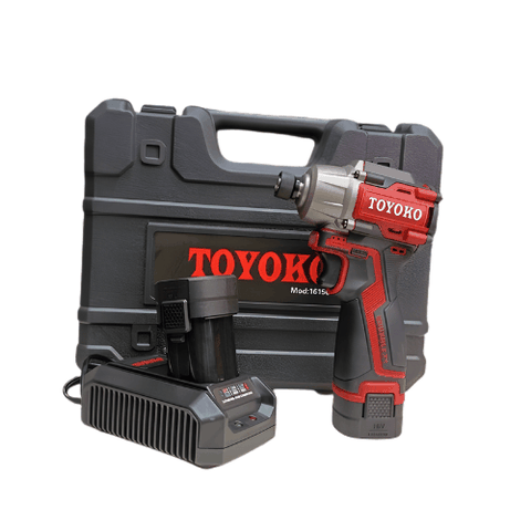 Máy bắn vít pin 16v lực 150Nm không chổi than Toyoko T16150-4F