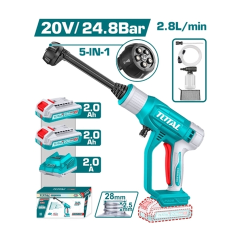 Máy xịt rửa dùng pin 20V Total TPWLI20582 (2 pin 2Ah & sạc)