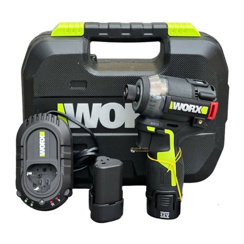 Máy bắn vít pin 12V 50Nm búa dầu Worx WU138