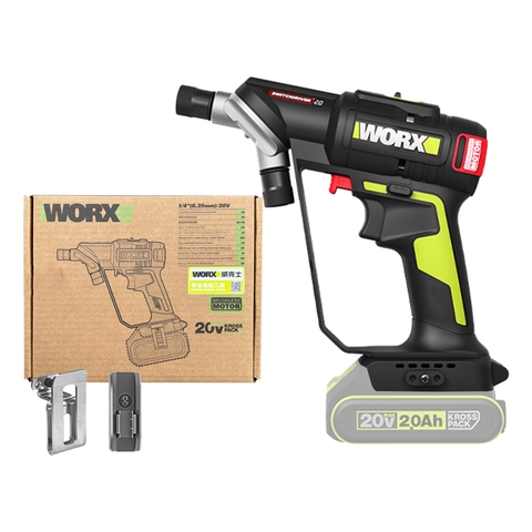 Máy bắn vít 2 đầu xoay đổi pin 20V, 50Nm Worx WU177