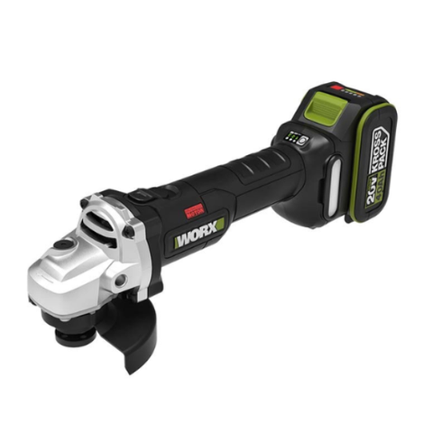 Máy mài góc 100mm pin 20V, 3 tốc độ Worx WU806.15.2 (1 pin 5Ah, 1 sạc 2Ah)