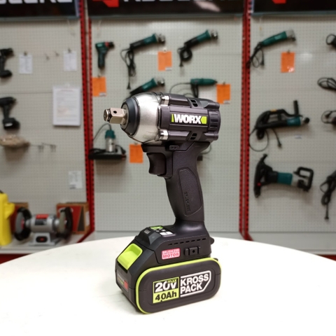 Máy siết bu lông cầm tay 20V (Bộ 1 pin 4Ah) Worx WE272.14.2B