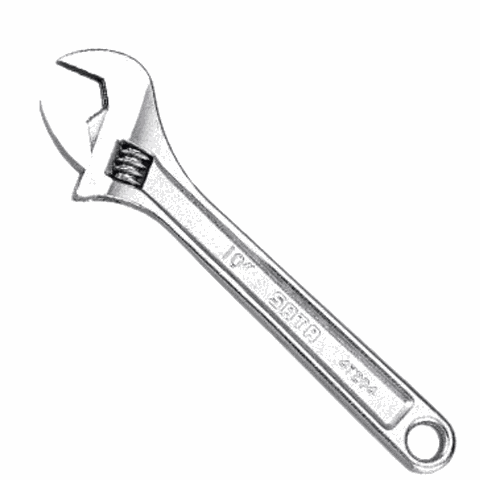 Mỏ lết cán trắng 8inch/200mm mở miệng 28.5mm Sata 47203