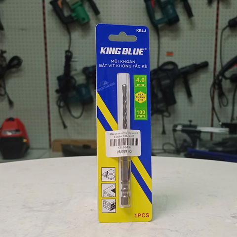Mũi khoan tường không tắc kê Kingblue KBLJ-04x100