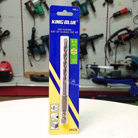 Mũi khoan tường không tắc kê Kingblue KBLJ-06x125