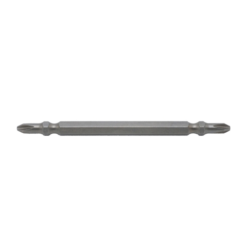 Mũi vít bake 2 đầu (4.5mm) bằng thép S2 PH2PH2 x 100mm (vỉ 10 cái) Brosco BR2PH2C45100