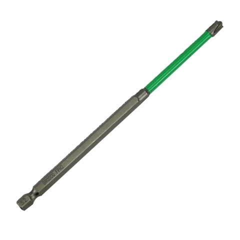 Mũi vít vặn ốc CB FPH2 x 150mm bằng thép S2 (vỉ 10 cái) Brosco BRE55FPH2150