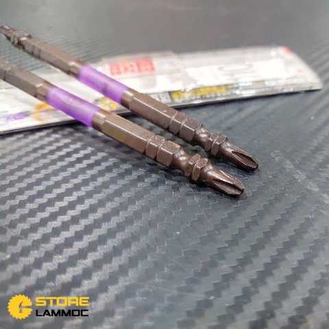 Mũi bắn vít 2 đầu có từ tính (+)2x110mm Anex No.ABRS-2110