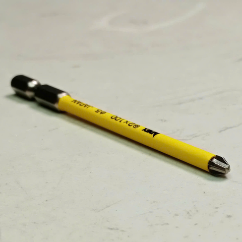 Mũi bắn vít chống đoản mạch bake 4 cạnh PH2 dài 100mm Anex ASP1-2100