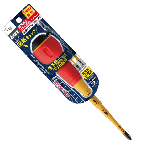 Tua vít bake 4 cạnh PH2 dài 100mm cách điện Anex No.1785+2x100