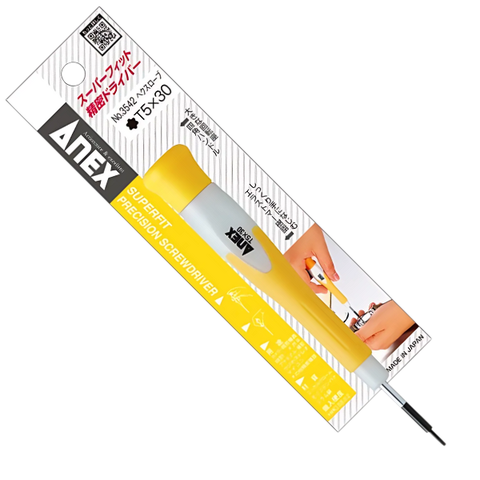 Tua vít điện tử Nhật Bản đầu bông sao T5 dài 30mm Anex No.3542