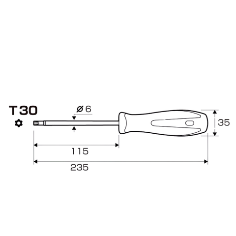 No.6300 T30x115