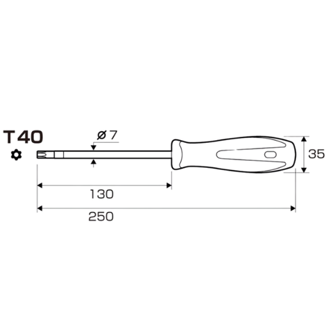 No.6300 T40x130