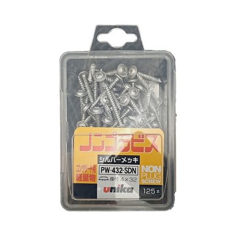 Vít không tắc kê Unika đầu nón vành đường kính 4mm Dòng PW