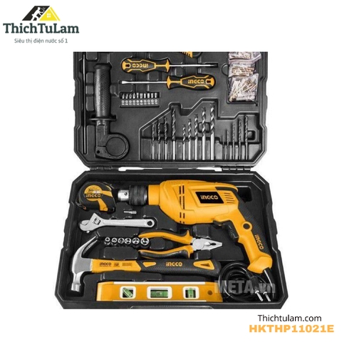 Bộ máy khoan búa 101 món Ingco HKTHP11021E