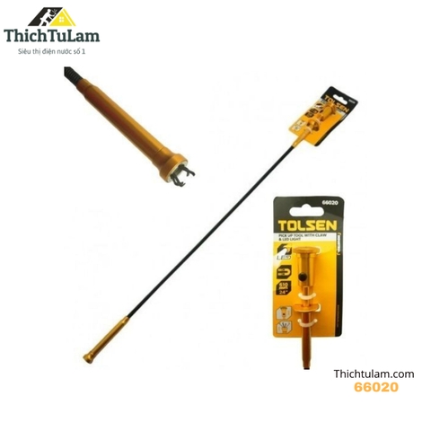 Dụng cụ gấp vật dụng có đèn 610mm Tolsen 66020