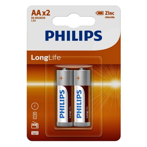 Pin 2 viên AA PHILIPS R6L2B