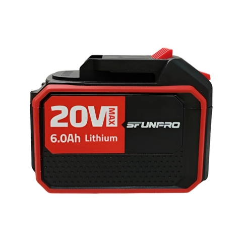 Pin 20V 6.0Ah chân phổ thông M21 Sfunpro S20Li-60A