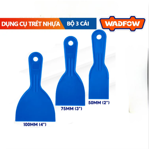 Bộ dụng cụ trét nhựa 3 trong 1 Wadfow WPT3133