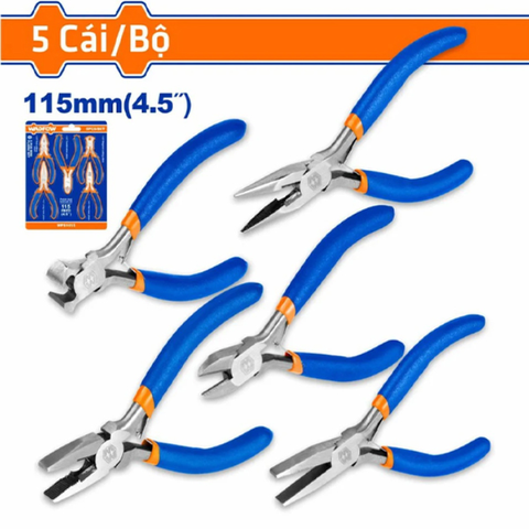Bộ 5 kìm mini 4.5inch  Wadfow WPS1615