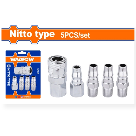 Bộ 5 đầu hơi nhanh 1/4