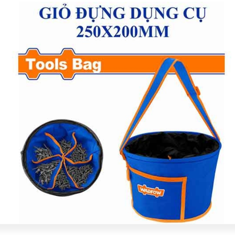 Túi đồ nghề 250x200mm Wadfow WTG8101