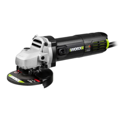 Máy mài cắt cầm tay 720W 100mm công tắc trượt Worx Green WU800S