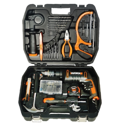 Bộ máy khoan và đồ nghề đa năng 600W 13mm Worx Orange WX317.3