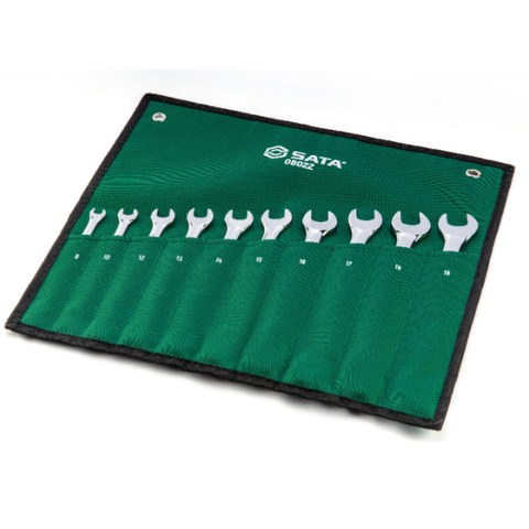 Bộ cờ lê 2 đầu (bộ 10 cái) Sata 08022