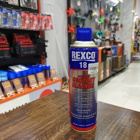 Chất tẩy rửa linh kiện điện Contact cleaner 500ml Rexco 18 RX-SP0002