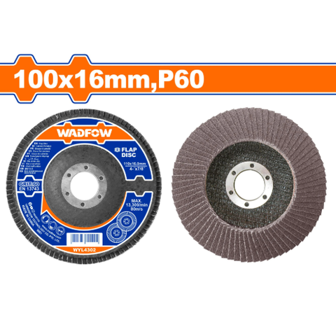 Nhám xếp nâu 100x16mm P60 Wadfow WYL4302