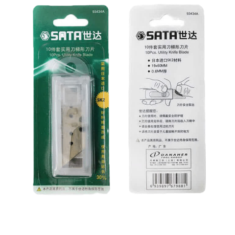 Lưỡi dao rọc cáp 2 đầu hình thang Sata 93434A