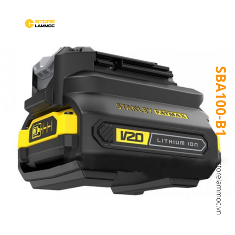 Đế chuyển pin 20V sang 18v Stanley SBA100-B1
