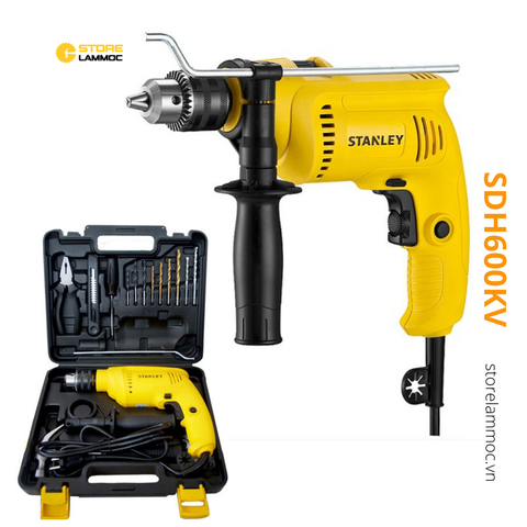 Máy khoan điện 13mm Stanley SDH600KV