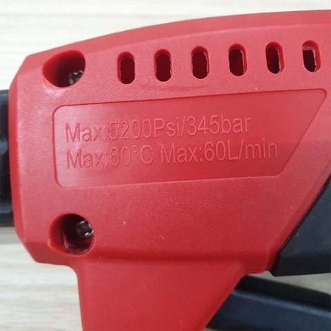 Súng máy xịt rửa cao áp H250 22mm Bigtools 9001935