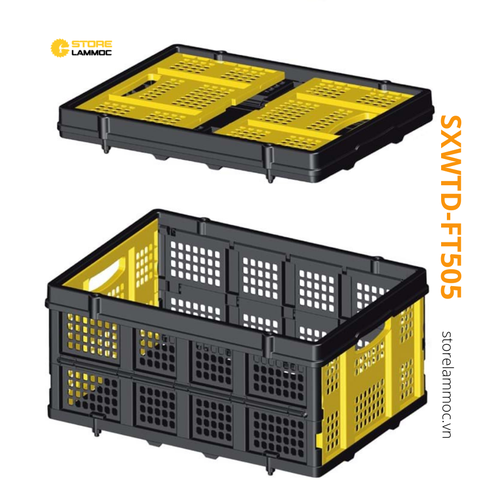 Thùng đựng đồ với xe kéo Stanley SXWTD-FT505