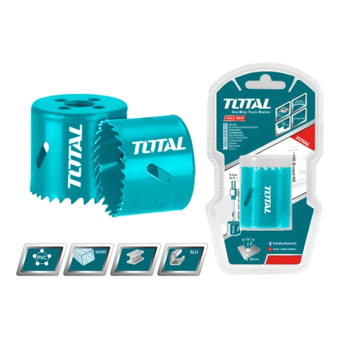 Mũi khoét kim loại 38mm TOTAL TAC410381
