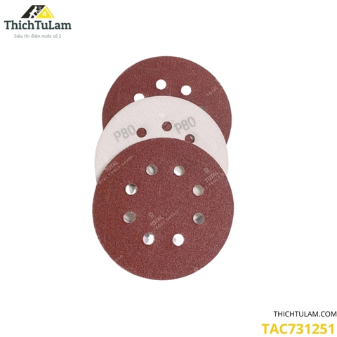 Giấy nhám tròn 125mm Total TAC731251