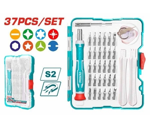 Bộ 37 vít chính xác Total TACSD30376